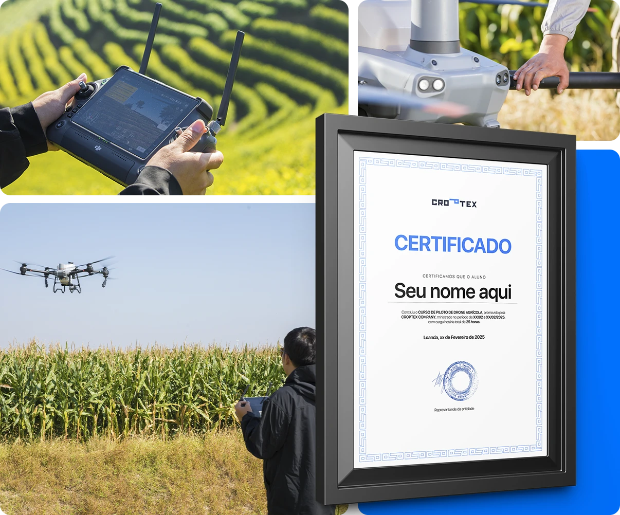 curso piloto de drone agrícola